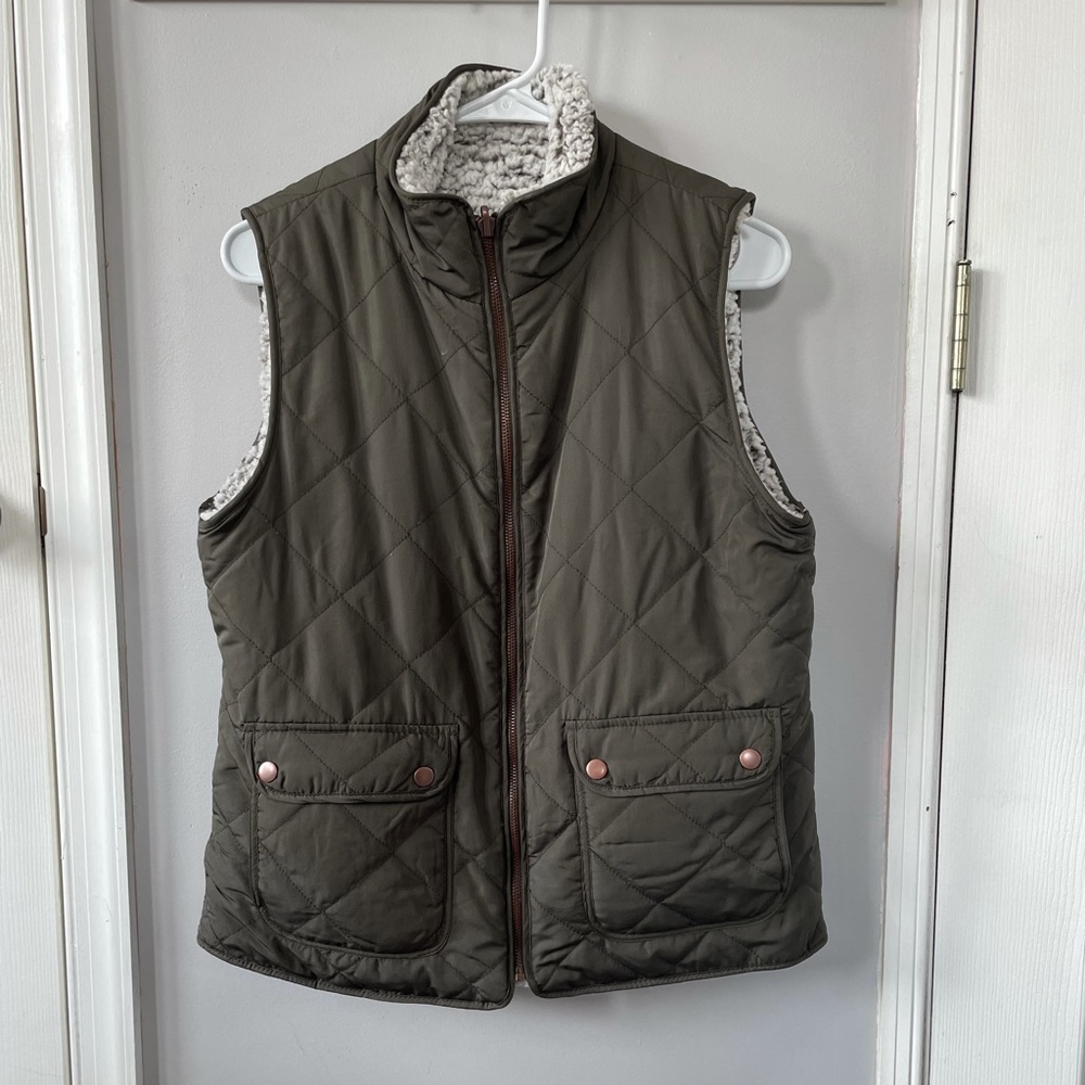 reversible winter vest